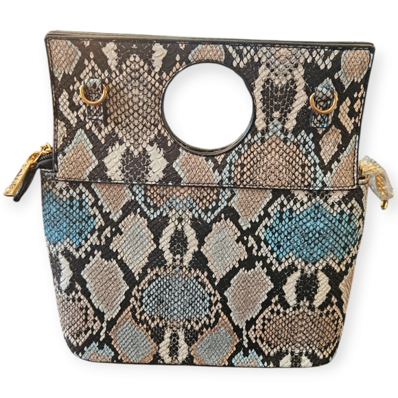 Vegan Snakeskin Handbag - Picture 2 of 3